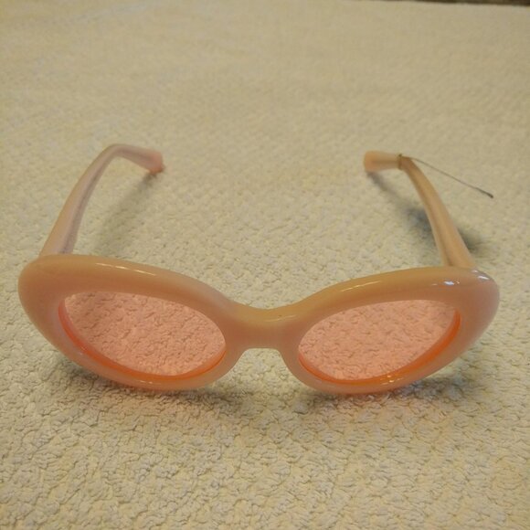 NEW AND RARE LAST PAIR OF ACNE STUDIOS PINK MUSTANG SUNGLASSES WITH PINK LENSES - Picture 7 of 15